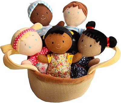 Poupée en peluche assortie snuggle staffs 8" ensemble de 5