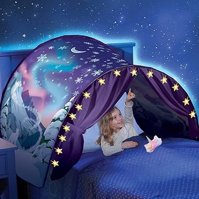 Tente de lit pliable kids dream avec sangle starlight et masque