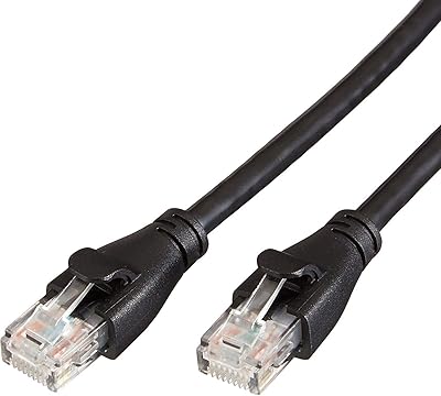 Câble ethernet et internet amazonbasics cat 6 avec connecteurs rj45 50