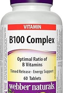 Complexe de vitamine b100 webber naturals 60. Toutes les catégories, tous les prix sur Diaytar