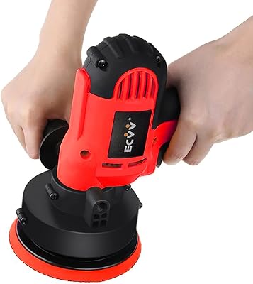 Machine à polir électrique ecvv 700w, noir/rouge, ecp705-rd