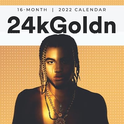 Calendrier 24kgoldn 2022 : fabuleux calendrier 2022 pour les fans en 8,5x8,5 pouces