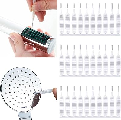 Brosse de nettoyage de buse de douche, brosse de nettoyage en nylon anti-obstruction