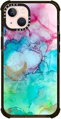 Coque casity ultra impact pour iphone 13 - design sirène - noir transparent