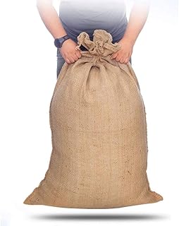 Grands sacs de toile de jute épais et résistants rangement pour légumes