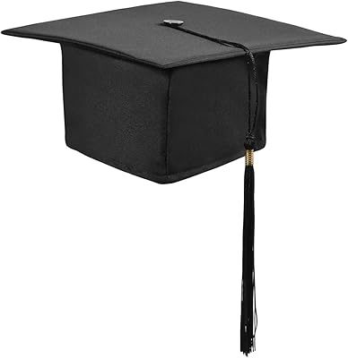 Oulii casquette de remise de diplôme réglable pour adultes, planche de mortier