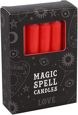 Bougies love mantra - paquet de 12, rouge