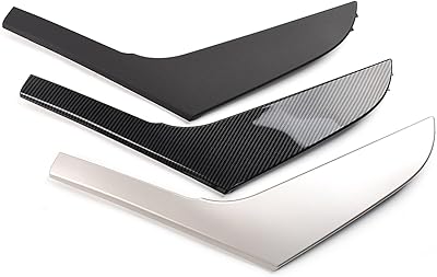 Zzamg couvercle de poignée de porte intérieure gauche garniture de traction en fibre