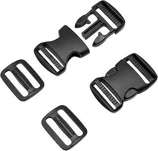 2 ensembles de boucles tri-glide 38 mm-15" latérales plates boucles de remplacement robustes