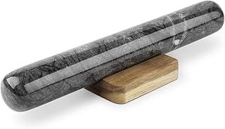 Rouleau à pâtisserie flexion 12 pouces avec support de base en bois