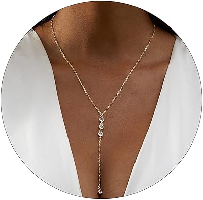 Collier pendentif plaqué or 18 carats pour femmes, collier pendentif simple en cz