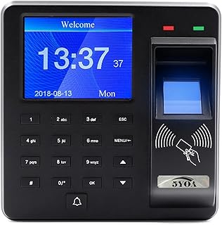 Système de contrôle d'accès de machine de carte de temps d'empreinte digitale kit