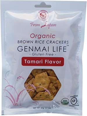 Crackers de riz brun muso - saveur tamari 60g