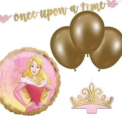 Kit de décoration de fête party center disney princess aurora comprenant des ballons. Diaytar : Votre source de bonnes affaires en ligne