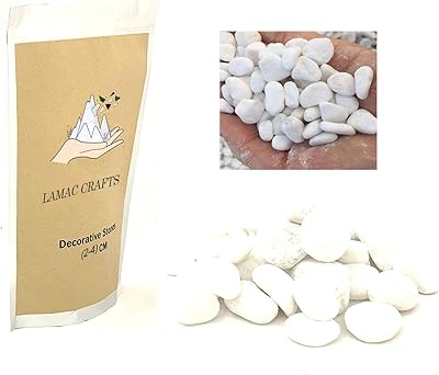 Lamac crafts galets blancs (petits 5kg)
