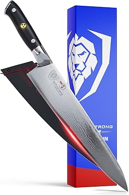 Couteau de chef dallstrong 95 pouces série shogun damas super