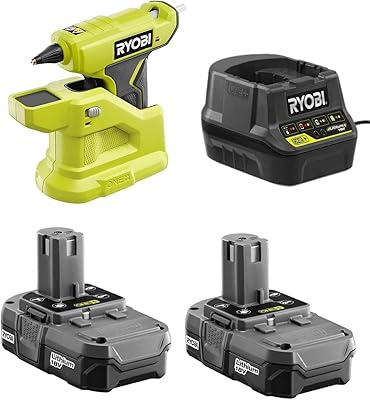 Kit de pistolet à colle compact p306 sans fil 18 v avec 2
