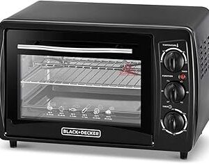 Four à rôtir double en verre black & decker avec rôtissoire, capacité de 19 litres, noir, modèle tro19rdg-b5. Diaytar : Le e-commerce qui respecte votre budget