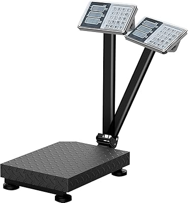 Cxwawsz balance de plate-forme commerciale industrielle électronique de 660 lb, écran lcd haute
