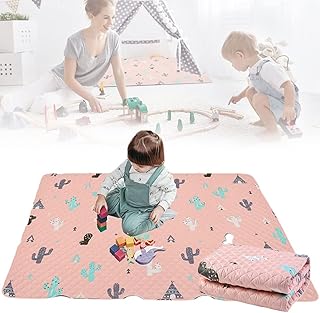 Tapis de jeu portable lavable pour bébé lucky roo 120 x