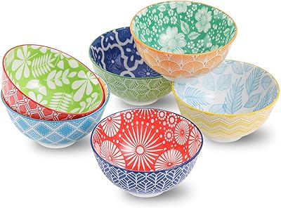 Mini bols à dessert en céramique joli ensemble de porcelaine de 10 oz