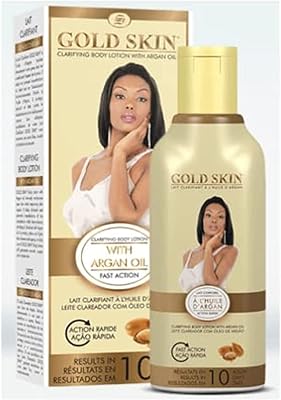 Lait corporel purifiant gold skin à l'huile d'argan - 250 ml