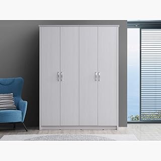 Armoire 4 portes home box prime 55 x 208 x 160 cm