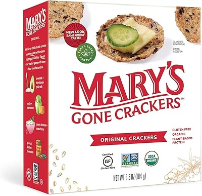 Crackers originaux sans gluten, biologiques et à base de plantes mary's gone crakers