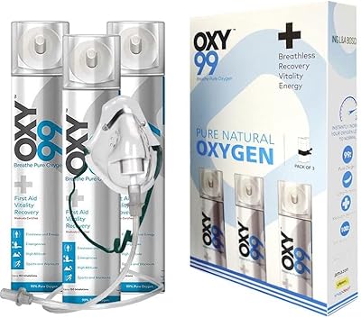Cylindre d'oxygène portable oxy99 (18 l, 450 respirations/inhalations) - paquet de 3. Diaytar : Le choix malin des consommateurs sénégalais