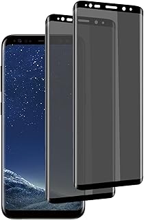 Protecteur d'écran en verre de confidentialité compatible avec samsung galaxy s8, protecteur d'écran