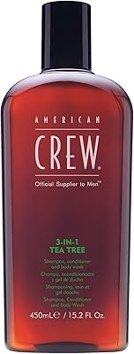 American crew shampoing, revitalisant et nettoyant pour le corps 3 en 1 à