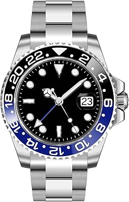 Montre automatique van mees gmt master pour homme verre bleu et lunette en céramique. Diaytar : Votre allié pouvoir d'achat au quotidien