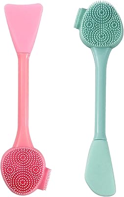 Brosse nettoyante pour le visage, 2 pièces, brosse nettoyante manuelle à double tête