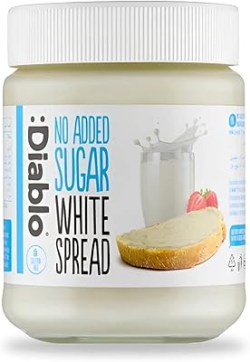 Tartinade au chocolat blanc diablo, sans gluten, sans sucre ajouté, 350 g