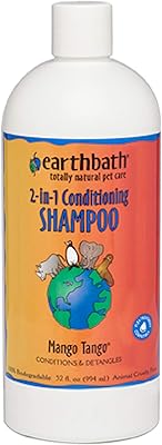 Shampooing et après-shampooing earth bath mango tango parfum mangue 946 ml