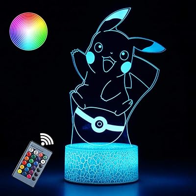 Veilleuse de conception de jeu d'anime 3d avec télécommande à 16 couleurs changeantes, cadeaux de noël pour enfants, garçons et filles. Explorez un monde de bonnes affaires sur Diaytar Sénégal
