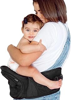 Porte-bébé à siège de hanche certifié touchbaby safety - comme on le voit