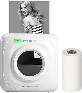 Imprimante de poche thermique portable sans fil bluetooth, gamme papier, 200 dpi