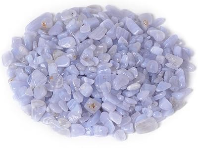 Justinstones agate dentelle bleue naturelle polie éclats de pierre concassée ornements de guérison