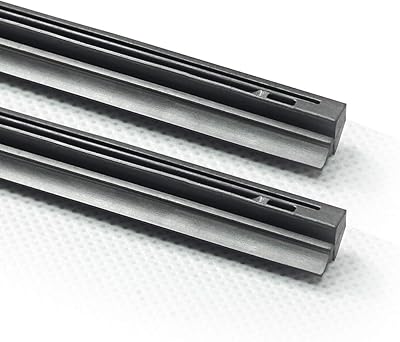 Balais d'essuie-glace rechargeables aslam 24" 8 mm pour essuie-glaces traditionnels (lot de 2)