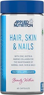 Capsules pour cheveux, peau et ongles de nutrition appliquée, 60 gélules - 30