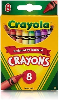 Crayola 8 crayons à construire, multicolores, cy52-3008