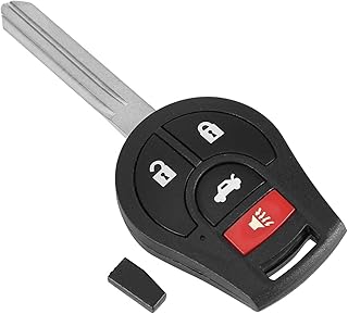Clé de voiture de remplacement, clé de voiture télécommandée à 4 boutons