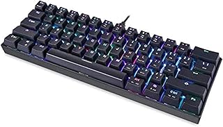 Clavier de jeu mécanique motospeed avec lumière rvb et touches automatiques