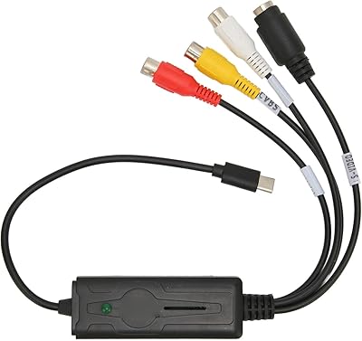 Carte de capture audio et vidéo usb type c adaptateur convertisseur rca vers