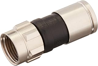 Connecteur de compression externe bbc ex6plus rg-6, approuvé dtv et parabole, 50 pièces