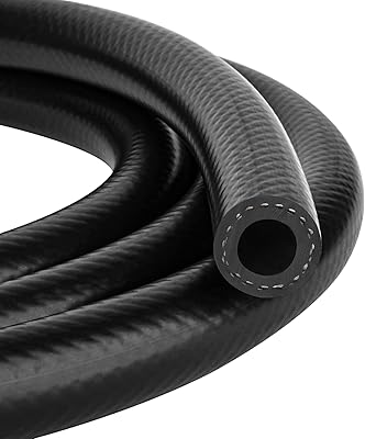 Tuyau de conduite de carburant npr 10 pieds de long nylon noir acier