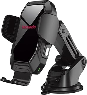 Support de téléphone sans fil moxedo 15w avec chargeur de voiture qi capteur