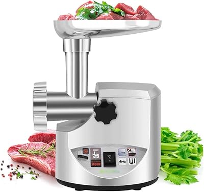Hachoir à viande électrique super puissant gxby 3000 w, robot culinaire pour saucisses