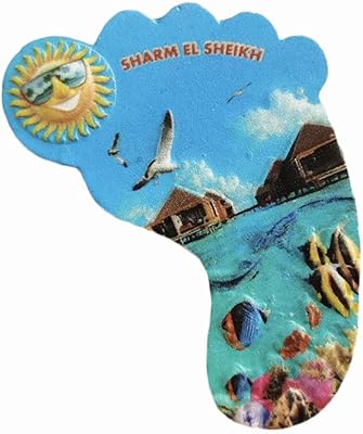 Mini aimant de réfrigérateur 3d, cadeau souvenir de sharm el sheikh egypte